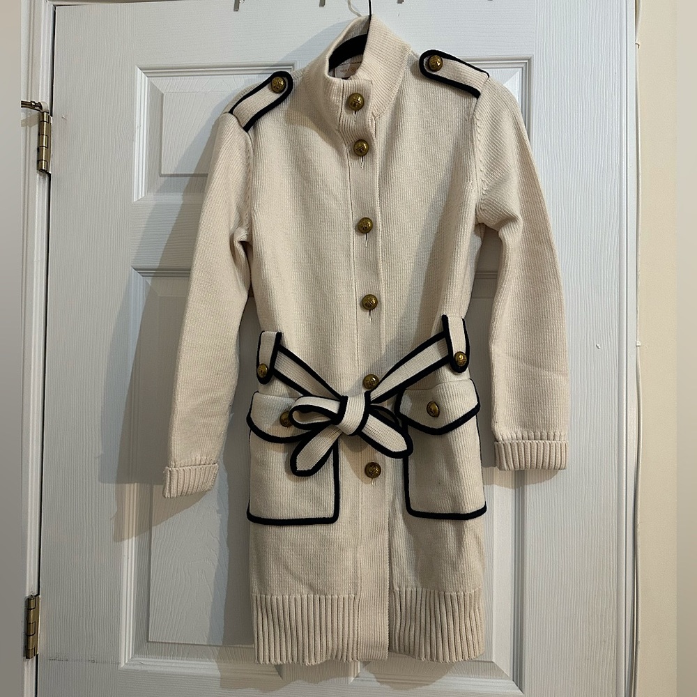 LIKE NEW (NWOT) Tory Burch Sweater Coat Size S